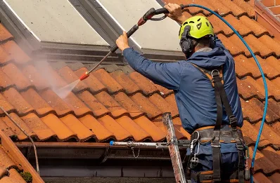 Démoussage et hydrofuge de toiture à Villing